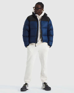 Chaqueta acolchada para hombre con cuello levantado impermeable y cortavientos chaqueta acolchada cálida abrigo de invierno para exteriores chaquetas de hombre de burbujas personalizadas - Product Image 6