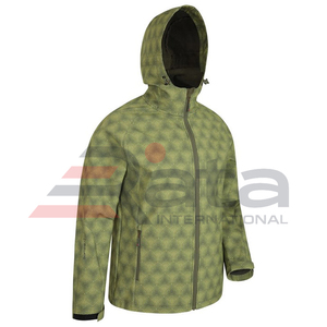 Chaqueta de Invierno Personalizada con Cierre, Cómoda y Transpirable, Último Diseño con Capucha Acolchada, Cortavientos Hecho de Lona - Product Image 2