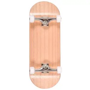 Papan seluncur, Skateboard jari olahraga kayu Mini profesional lengkap dengan truk jari