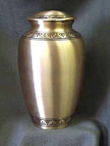 Urna de cremación grabada memorable de plata mate, urna memorable de estilo clásico caliente para cremación, urna de Metal de alta calidad de lujo duradera - Product Image 2