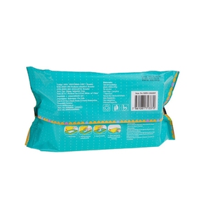 Lingettes humides pour bébé Uniquality 15x20cm 100 lingettes Soin de la peau sensible Sans alcool Sans parfum Tissu non tissé - Product Image 6