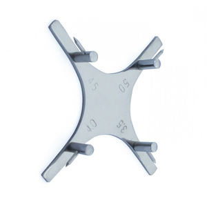 Boone Star, Ortodoncia de acero inoxidable, medidor de colocación precisa, herramienta de posicionamiento de soporte Dental para uso de medición - Product Image 1