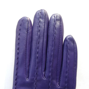 High Quality Men's Winter Leather <b>Touch</b> <b>Screen</b> <b>Gloves</b> Custom OEM Plain Design Casual Style for Outdoor Thermal Quick Dry - Product Image 4