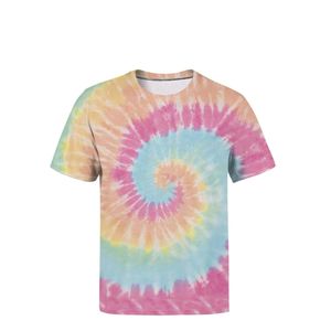 Camiseta Tie Dye de Verano para Hombre, Tallas Grandes, 100% Algodón, Suave y Duradera, Ajuste Holgado, Ajustable, ¡Oferta! - Product Image 1