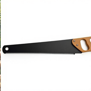 Aerated Concrete <b>Saw</b> 450mm Blade 22 Carbide-Tipped Teeth Beechwood Handle Natural Finish - Product Image 2