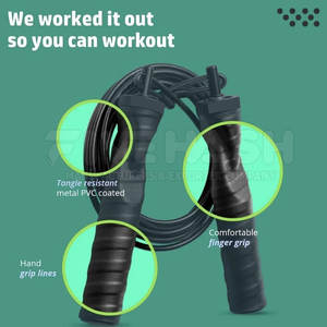 Cuerdas para Saltar con Longitud Ajustable, Cuerda de Fitness con Mango Duradero y Agarre Fácil, Cuerdas para Saltar para Entrenamiento Diario - Product Image 5