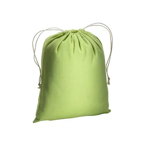 Sacchetti Sportivi Promozionali Ecologici in Cotone Riciclato con Coulisse - Product Image 1