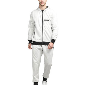 Ensembles de survêtements pour hommes en coton 100% de qualité supérieure, respirants, coupe-vent, légers, grandes tailles, pour l'hiver, design personnalisé en gros - Product Image 1