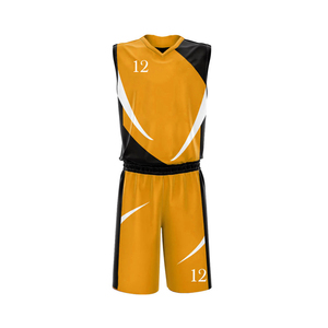 Derniers maillots vierges personnalisés Oem pour garçons basket-ball à impression courte uniforme réversible de basket-ball universitaire pour hommes - Product Image 2