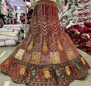 ชุดเดรสผ้ากำมะหยี่สำหรับเจ้าสาวชุดเดรสทำงานเพื่อนเจ้าสาวผ้ากำมะหยี่แนวอินเดียคอลเลกชันจากร้าน fabzone - Product Image 1