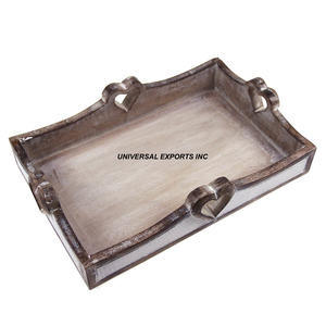 Bandeja redonda de madera para Chocolate, plato de Chocolate de diseñador con acabado personalizado, nueva bandeja de madera con estilo clásico para servir - Product Image 2