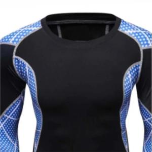 Conjunto de compresión térmica transpirable para hombres en conjunto de compresión de entrenamiento hecho con tela elástica suave para conjunto de compresión de fitness - Product Image 6