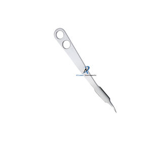 Elevador de huesos Hohmann, instrumento quirúrgico de acero inoxidable para cirugía ósea ortopédica, procedimientos dentales veterinarios médicos - Product Image 4