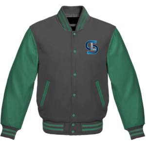 Veste universitaire avec logo personnalisé, manches en cuir, broderie, noir, couple, collège, baseball, hommes, veste Letterman - Product Image 5