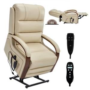 Sillón Reclinable Eléctrico con Masaje y Calefacción, Asiento de Salón Tapizado en Cuero Sintético, Silla Moderna para el Hogar - Product Image 4