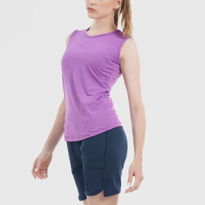 เสื้อกล้ามสำหรับผู้หญิงเสื้อกล้ามออกกำลังกายเล่นยิมเล่นกีฬาเล่นยิมทำจากผ้าฝ้ายคุณภาพสูงออกแบบโลโก้ได้ตามต้องการ - Product Image 5