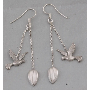 Hot Selling Solid 925 Sterling Silver Long <b>Chain</b> Design Birds Handmade Jewelry For Women At Wholesale Price - Product Image 1