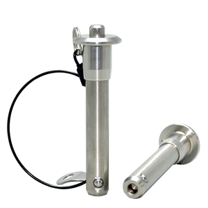 MT171A Pasador de liberación rápida con botón, pasador de bloqueo de bola, pasador de acero inoxidable, diámetro de 6mm-25mm, en stock - Product Image 1