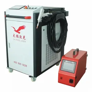 Máquina de limpeza de laser de fibra portátil, personalização, 3000w, portátil, para aço rolado