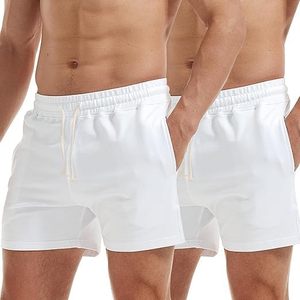 Short en coton léger pour hommes Design personnalisé Taille moyenne Tenue décontractée Motif solide Vente en gros - Product Image 1