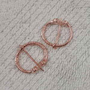 Tiger Touch Durable Cobre Medieval Gotland Ostrogothic Espada Colgante Cinturón Hebilla Ringerike - Product Image 1