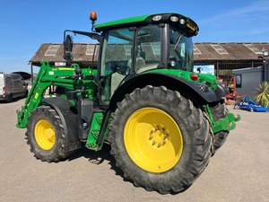 Tracteur agricole John Deere 6130R d'occasion à prix avantageux, machine agricole, tracteur de ferme avec chargeur à vendre - Product Image 4