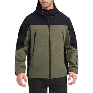 Chaqueta Táctica Resistente con Cierre de Cremallera Completo, Múltiples Opciones de Almacenamiento y Correas de Muñeca Ajustables - Product Image 1