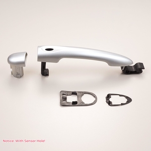 Manija de puerta exterior BDP1168 con orificio para sensor, color cromo 806B08422R para Fluence, Megane 3, Clio 4, Scenic 3, Captur 1 - Product Image 1