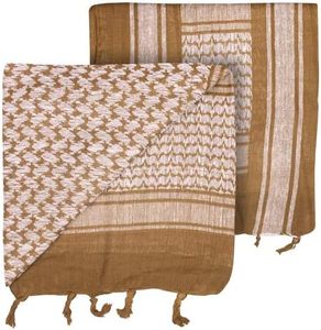ผ้า Shemaghs สำหรับผู้ชายและผู้หญิงผ้าพันคอทะเลทรายยุทธวิธี unisex ผ้าคอตตอน100% แบบผ้าสำลีพันหัวและคอ - Product Image 4