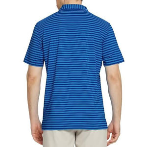 Camiseta Blanca de Manga Corta para Hombre, de Spandex/Algodón, Transpirable, con Cuello Alto, Tallas Grandes, Personalizable con Logotipo, ODM - Product Image 2