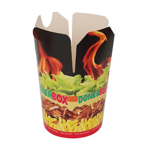 Caja para Doner Kebab, Empaque Autoarmable para Comida para Llevar, Fideos - Product Image 2