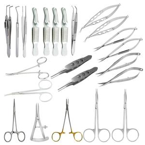 Juego de Instrumentos Quirúrgicos de Acero Inoxidable para Cirugía de Músculos Oculares, Estrabismo, Retina, Blefaroplastia, Enucleación Oftálmica - Product Image 1