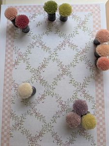 พรมผูกเชือกสไตล์ตุรกีทำด้วยมือพรมปูพื้นขนาด8x10ฟุตพรมถักลายแอบสแตรก - Product Image 6