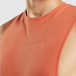 Meilleures ventes Débardeur de sport décontracté pour homme à séchage rapide Singlet musculaire avec logo personnalisé Produit d'entraînement - Product Image 6