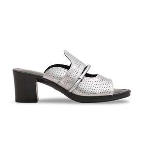Zapatilla formal gris Evergreen PU0123 ligera y transpirable con forro de cuero genuino cómoda y antideslizante - Product Image 3