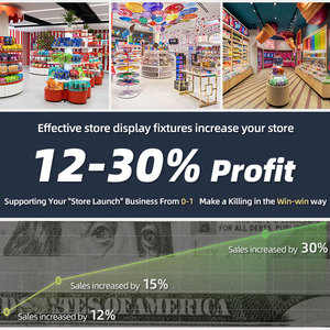 Tùy chỉnh có thể tái chế thân thiện với môi ngọt cửa hàng Rack hiển thị thiết kế xử lý cửa hàng Kệ kẹo hiển thị đứng - Product Image 5