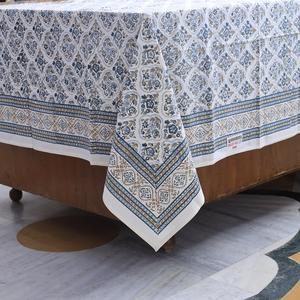 Drap de lit plat imprimé en bloc à la main fabriqué à partir de 100% coton écologique et fait à la main ensemble de literie uni solide pour une décoration intérieure élégante - Product Image 1