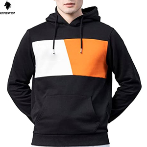 เสื้อฮู้ดสำหรับผู้ชายประดับพลอยเทียมมีซิปมีฮู้ดผ้าฝ้ายพิมพ์ลายสกรีนออกแบบได้ตามต้องการ - Product Image 1