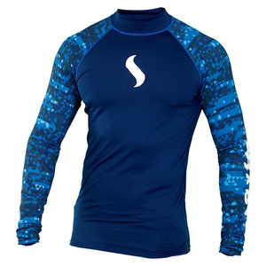 2024 Rash Guard MMA personnalisé avec chemise de Compression BJJ longue longueur avec votre Logo Jiu-Jitsu Logo imprimé Jiu-Jitsu Rash Guard - Product Image 1
