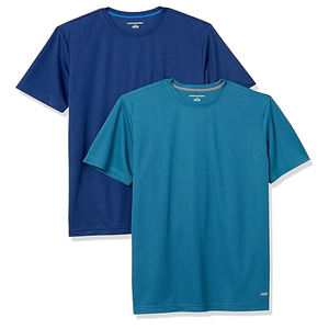 Polo à manches courtes pour homme, 100 % polyester, motif uni, tissu tricoté, 220 grammes, logo sur le devant - Product Image 5