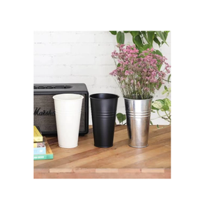 Vase à fleurs Design de sol avec plusieurs finitions meilleure décoration de maison Vases en métal jardinière de table pour décoration de fête de mariage - Product Image 5