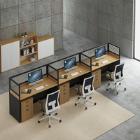 Postes de travail et cabines de bureau modulaires modernes |   Utilisation scolaire et de bureau, tailles personnalisables, installation facile