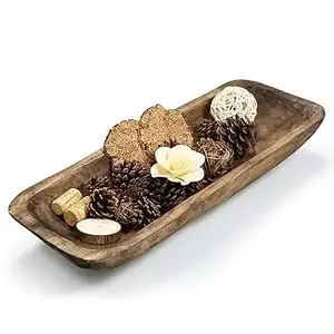 Hot Selling 100% Natural <b>Mango</b> <b>Wood</b> Dough Serving <b>Bowl</b> for Home Hotel or Restaurant Use - Product Image 1