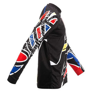 เสื้อแข่งรถมอเตอร์ไซด์ผ้าโพลีเอสเตอร์สวมใส่สบายและมีสไตล์เสื้อสำหรับผู้ชายจากอุตสาหกรรมที่น่าทึ่งดีไซน์ตามสั่ง - Product Image 4