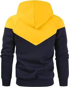 Sweat à capuche vierge personnalisé pour hommes avec poche plate en coton épais sweats unisexes vêtements logo personnalisé surdimensionné épais sweats à capuche pour hommes - Product Image 3