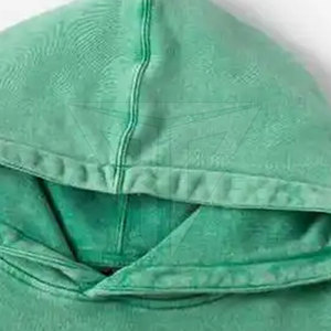 Sudaderas con capucha de lavado ácido de invierno para hombre hechas en fábrica de Pakistán, nuevo diseño, patrón sólido, cuello con capucha - Product Image 5