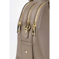 Sac à main structuré en cuir véritable Dollar - Fabriqué en Italie - Art. 25403