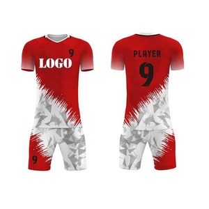 Men's Custom Design Full Sublimation Sports <b>Football</b> Soccer Wear Jersey <b>Set</b> Unisex Adult Soccer Uniforms New Name OEM Service - Product Image 4