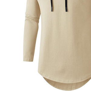 Sudaderas con capucha y sudaderas de manga larga de algodón 100% para hombre más vendidas estilo liso con estampados únicos para adultos de invierno - Product Image 6