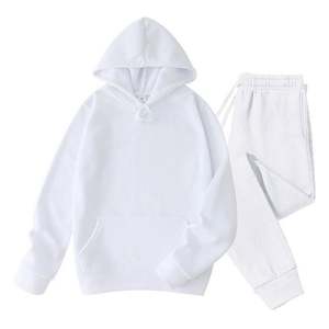 เสื้อแขนยาวมีฮู้ดสำหรับผู้ชายชุดวอร์มเล่นกีฬา2ชิ้นเสื้อวอร์มและกางเกงวอร์มสำหรับฤดูใบไม้ร่วงและฤดูหนาว - Product Image 5